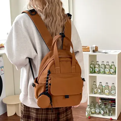 Women's Backpack, Minimalist Design, Large and Small Sizes - 8