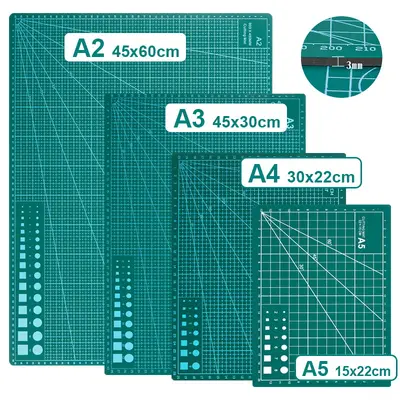 Verdickte 3-mm-Schneideunterlage, Formate A1 bis A4