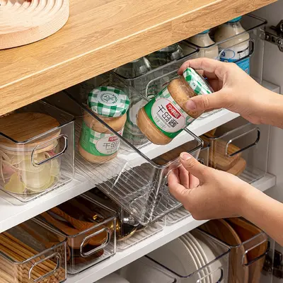 Küchen-Schubladenbox mit Trennfächern und Abtropfkorb - 3