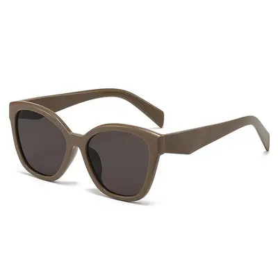 Minimalist Cat-Eye Sunglasses with UV Protection - 8