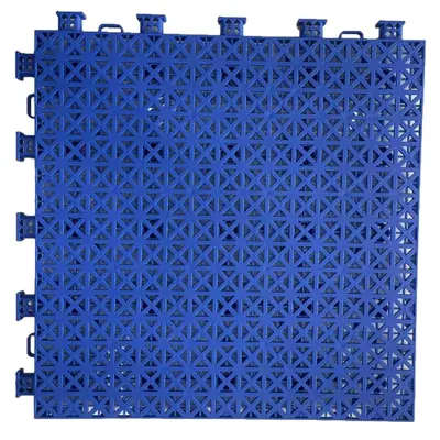 Anti-Slip Wear-Resistant Interlocking Plastic Sports Floor Tiles for Outdoor Courts