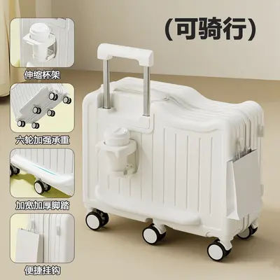 Children's Ride-On Suitcase, 6 Wheels, Combination Lock - 6