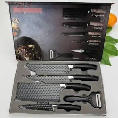 Edelstahl Küchenmesser-Set 6-teilig - 9