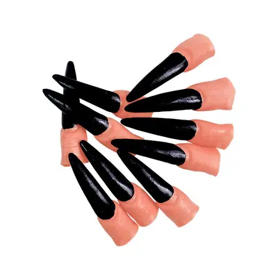 Halloween Witch Nose, Pinocchio Long Nose and Zombie Nails