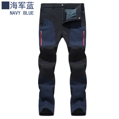 Herren-Softshellhose mit Fleece-Futter, wasserabweisend, Großgrößen - 9