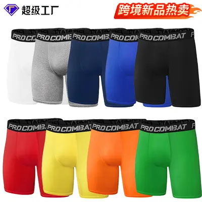 Men's Compression Fitness Shorts, Quick-Dry, Five-Point Length