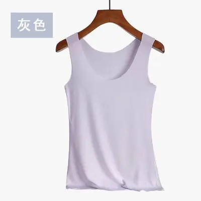 Summer Seamless Ice Silk Camisole for Women, Korean Style Straps - 8
