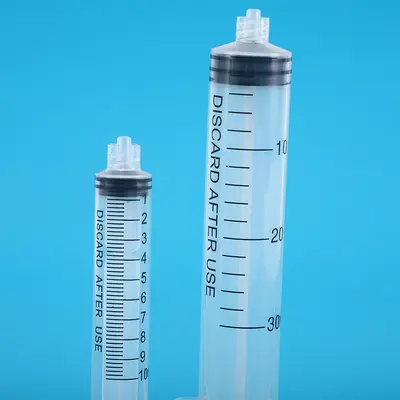 10ml Screw-Tip Veterinary Feeding Syringe, Plastic, for Lab Use - 5