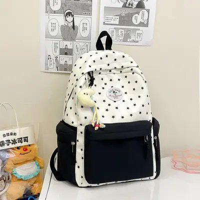 Women's Casual Backpack, Artistic Style, for Primary School and Commuting - 10