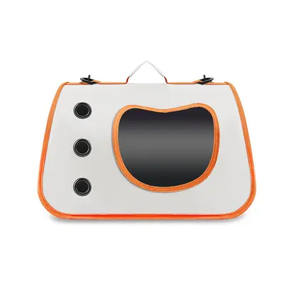 Einteiliger Katzentransportrucksack, atmungsaktiv, tragbar, großes Fassungsvermögen, Haustierbedarf, stressabbauend, leicht, praktisch, Reise-Tragebox für Katzen - 8