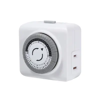 24-Hour Mechanical Timer Socket, US Standard, Two-Pin - 5