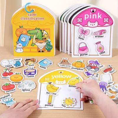 Sessiz Yapışkanlı Kitap Okul Öncesi Aktivite Kitabı - 8
