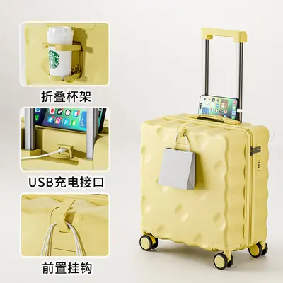 20 Inch Carry-On Suitcase with Combination Lock - 9