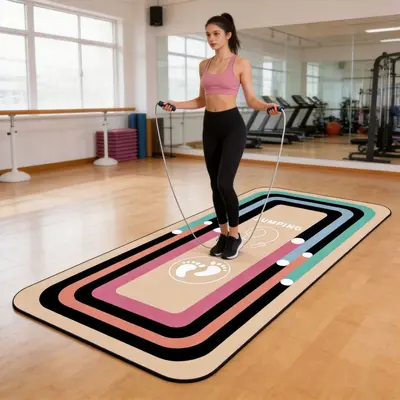 Yoga mat, shock-absorbing, silent, non-slip - 13