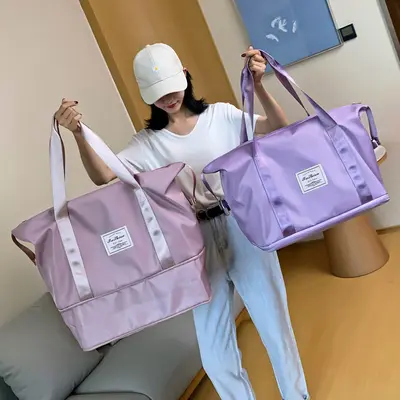 Fashion Short-distance Handheld Travel Bag Large Capacity Storage Bag Single Shoulder Bag Women's Sports Yoga Fitness Bag