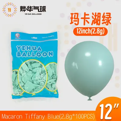 12 inç macaron balon seti, karışık renkli, 1. yaş doğum günü dekorasyonu - 9