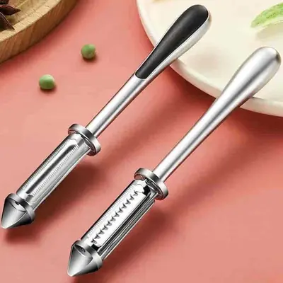 Çinko Alaşım 5'li Peeler, Meyve Sebze Rendesi - 8