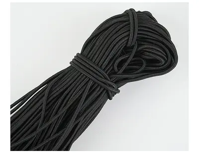 Yuvarlak Lastik Elastik İp, 1mm-10mm, Siyah ve Renkli - 7