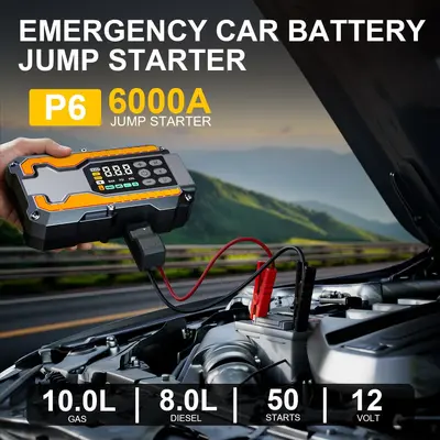 12V Auto-Starthilfegerät mit Luftpumpe und Powerbank