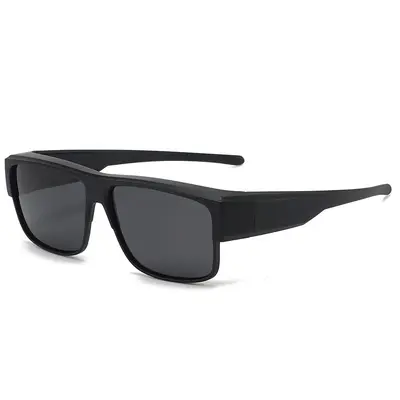 New square frame polarized sunglasses live broadcast sun protection sunglasses for women outdoor driving sunglasses myopia set for men