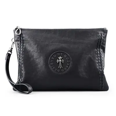 Cohnim Kevin Herrenhandtasche aus echtem Leder, gewebt - 6