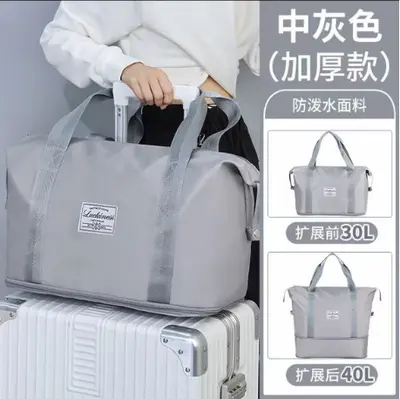Erweiterbare Reisetasche, großes faltbares Fassungsvermögen - 8