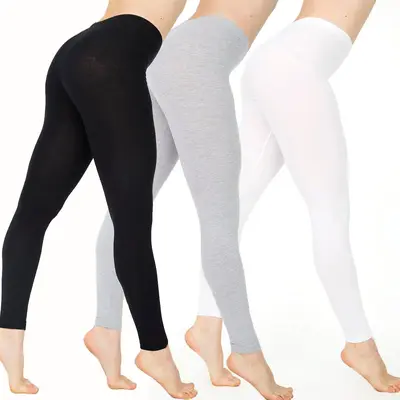 Women's Sports Leggings, Low-Waist Slim Fit, Multiple Sizes and Colors