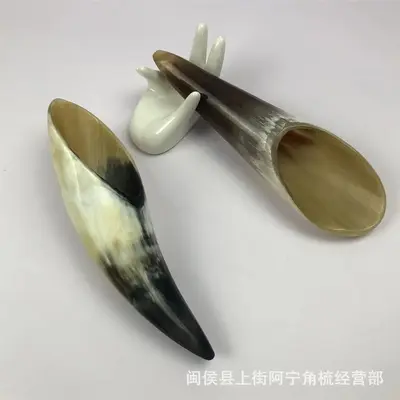 Üretici toptan boynuz tarak, boynuz ucu, boynuz kazıma tüpü, büyük çay kaşığı, boynuz tüpü kazıma tahtası, tendon çekme akupunktur kalemi