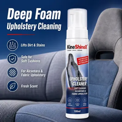 KineShineX Upholstery Foam Cleaner for Sofa and Car Interior Fabric