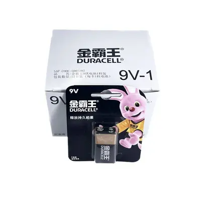 9V alkalin pil 6LR61 / 6F22, multimetre uyumlu