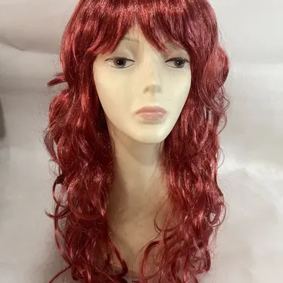 Long Wavy Curly Cosplay Wig for Anime and Masquerade