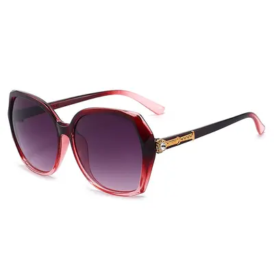 2026 Women's Toad-Style Sunglasses, Irregular Large Frame - 11