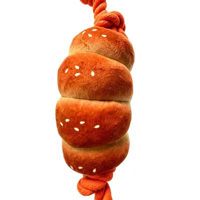 Sausage Bag Durable Squeaky Teething Interactive Dog Toy - 7