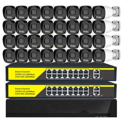 POE Überwachungssystem 8MP 64-Kanal Netzwerkkamera
