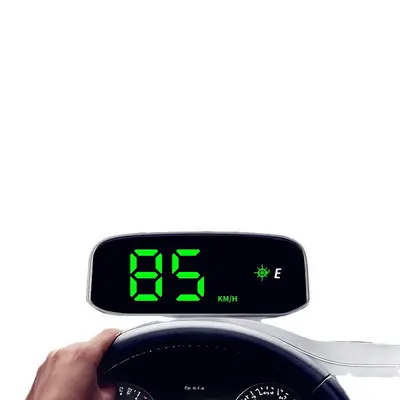 [Karışık ayna] Yeni güneş enerjili HUD head-up ekranlı araba hız kodu ölçer, tak ve çalıştır ve kurulum gerektirmeyen evrensel model