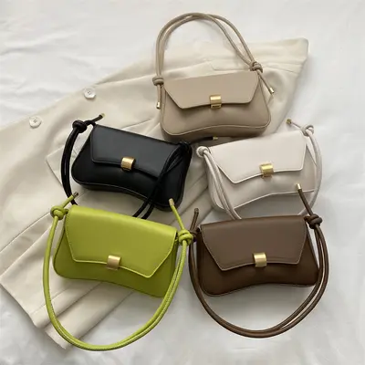 Luxury handbags for women 2025 new baguette bag retro hand bag underarm bag fashionable girls shoulder crossbody bag - 2