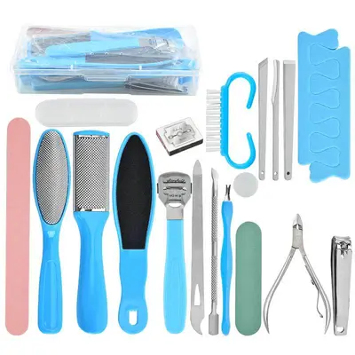 20-piece pedicure set with double-sided foot file - 6