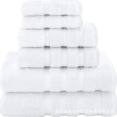 6 Parça Mor Havlu Seti 1 Banyo Havlusu 1 El Havlusu 1 Havlu Seti - 7