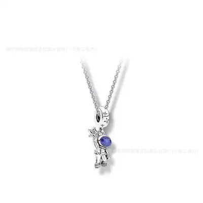 925 Silver Luminous Necklace, DIY Set - 8