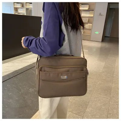 Durable Oxford Cloth Cashier Bag, Multi-Layer Outdoor Work Bag - 4