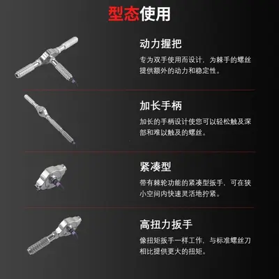 跨境棘轮螺丝刀套装42合1多功能S2钢家用扳手起子工具组合套装