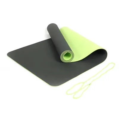 6mm Double-Layer TPE Yoga Mat, Two-Color Fitness Exercise Mat - 11