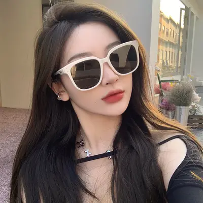 Oversized Square Frame Sunglasses for Women, UV Protection, 2026 Style - 1