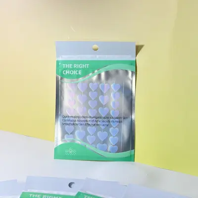Heart Pattern Hydrocolloid Acne Patch for Day and Night Use - 7