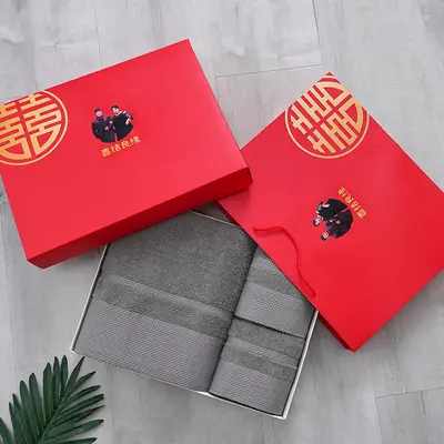 32er Baumwoll-Handtuch-Set, Badetuch, 3-teilig, Geschenkbox - 13