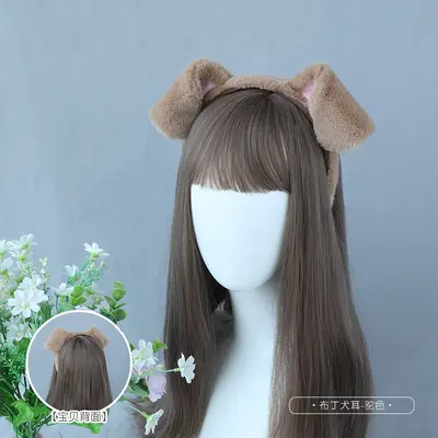 Dalmatian Plush Artificial Animal Ears Headband - 8