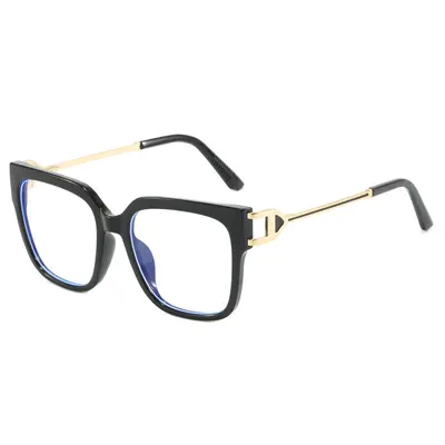 TR90 Square Blue Light Blocking Glasses Frame for Prescription Lenses