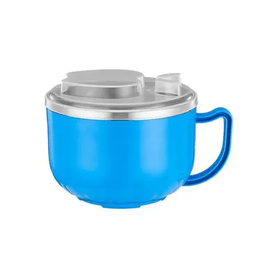 Kapaklı Paslanmaz Çelik Noodle Kasesi, Renkli - 6