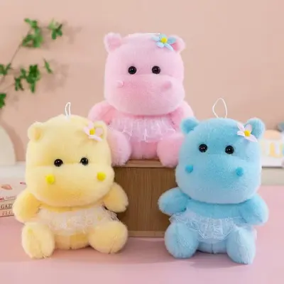 8 inç pençe makinesi peluş oyuncak, sevimli koyun tasarımı