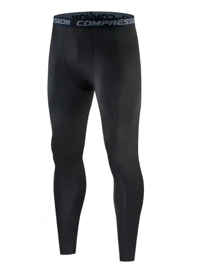 Men's Quick-Dry High-Elastic Running Compression Tights - 6